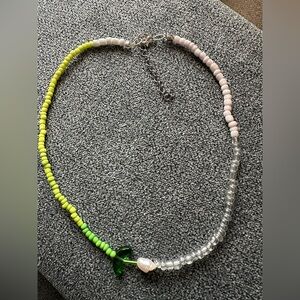 Colorful Beaded Tulip Necklace